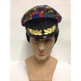 Tropical Design Captains Cap