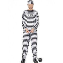 Convict Or Prisoner Costume