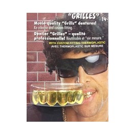 1980's Rapper Gold Teeth