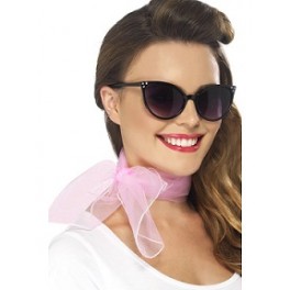 Pink Chiffon Scarf