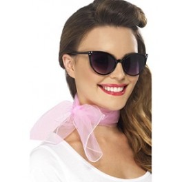 Pink Chiffon Scarf