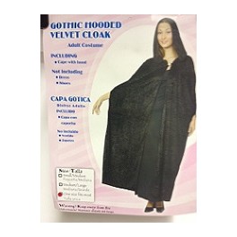 Velour Hooded Cape
