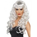 Long Wavy White Siren Wig