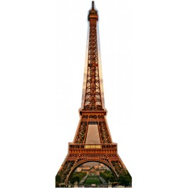 Eiffel Tower Cardboard Cutout Scene Setter