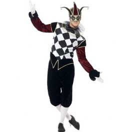 Horror Harlequin Costume